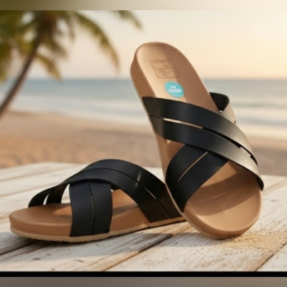 NEW! Reef Cushion Spring Sandals Sz 8 NWT